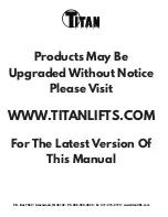 Предварительный просмотр 2 страницы Titan FJ3T Installation, Operation & Maintenance Manual