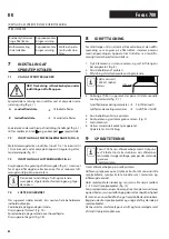 Preview for 88 page of Titan Focus 700 Operating Manual