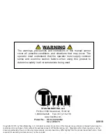 Preview for 44 page of Titan HD4P-12000 Installation, Operation & Maintenance Manual