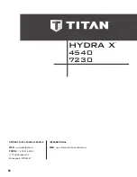 Preview for 58 page of Titan HYDRA X 4540 Service Manual