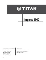 Предварительный просмотр 100 страницы Titan IMPACT 1040 Operating Manual