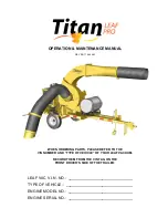 Titan Leaf Pro Operation & Maintenance Manual предпросмотр