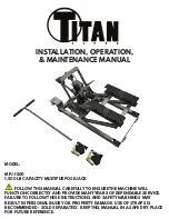 Titan MPJ-1500 Installation, Operation & Maintenance Manual preview