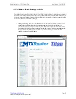 Предварительный просмотр 18 страницы Titan MTX-Router-Titan User Manual