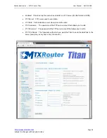 Предварительный просмотр 36 страницы Titan MTX-Router-Titan User Manual