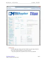 Предварительный просмотр 64 страницы Titan MTX-Router-Titan User Manual