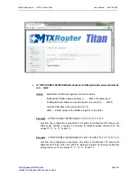 Предварительный просмотр 115 страницы Titan MTX-Router-Titan User Manual