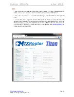 Предварительный просмотр 144 страницы Titan MTX-Router-Titan User Manual