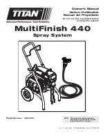 Preview for 1 page of Titan MultiFinish 440 Owner'S Manual