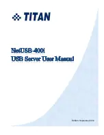 Titan NetUSB-400i User Manual предпросмотр