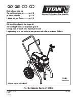 Titan Performance Series 1650e Operating Manual предпросмотр