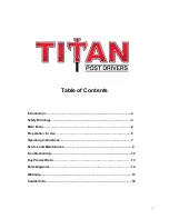 Предварительный просмотр 3 страницы Titan PGD2875H Operator'S Manual