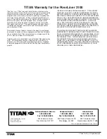 Предварительный просмотр 28 страницы Titan PowerLiner 3100 Owner'S Manual