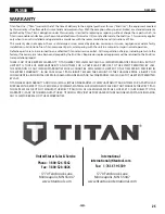 Предварительный просмотр 25 страницы Titan PowrLiner 3500 Operating Manual