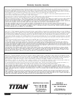 Preview for 28 page of Titan PowrTex 1200 SF Owner'S Manual