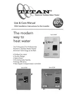 Предварительный просмотр 1 страницы Titan SCR2 Series Use & Care Manual