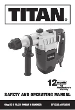 Titan SF1022 Safety And Operating Manual предпросмотр