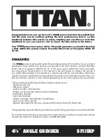 Предварительный просмотр 3 страницы Titan SF115XP Safety And Operating Manual