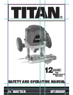 Предварительный просмотр 1 страницы Titan SF1500XP Safety And Operating Manual