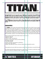 Предварительный просмотр 3 страницы Titan SF1500XP Safety And Operating Manual