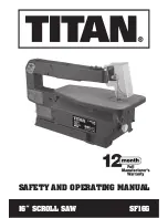 Preview for 1 page of Titan SF16G Operating Manual