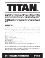 Preview for 3 page of Titan SF185R2 Safety And Operating Manual