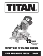 Titan SF210JSL Safety And Operating Manual предпросмотр