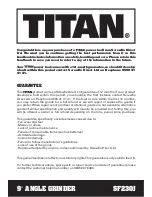 Предварительный просмотр 3 страницы Titan SF230J Safety And Operating Manual