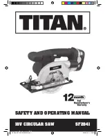 Предварительный просмотр 1 страницы Titan SF2841 Safety And Operating Manual