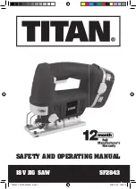 Предварительный просмотр 1 страницы Titan SF2843 Safety And Operating Manual