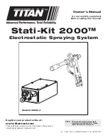 Titan Stati-Kit 2000 Owner'S Manual preview