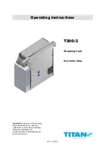 Titan T200/2 Operating Instructions Manual предпросмотр