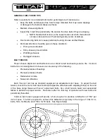 Предварительный просмотр 26 страницы Titan TA-109 Operating And Service Manual