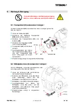 Предварительный просмотр 22 страницы Titan TA750 Instruction Manual