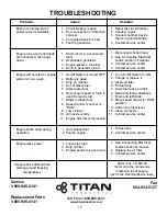 Preview for 10 page of Titan TG 5500D Owner'S Manual