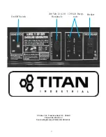 Предварительный просмотр 7 страницы Titan TG 6500 Owner'S Manual