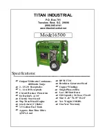 Preview for 23 page of Titan TG 6500D Owner'S Manual