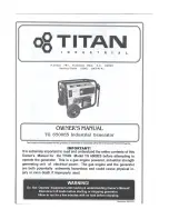 Titan TG 6500ES Owner'S Manual preview