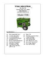 Preview for 10 page of Titan TG 7500D Owner'S Manual