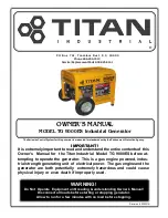 Titan TG 9000ES Owner'S Manual preview