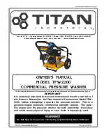 Preview for 1 page of Titan TPW-2200 Owner'S Manual