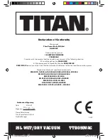 Предварительный просмотр 13 страницы Titan TTB059VAC Safety And Operating Manual