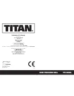 Предварительный просмотр 9 страницы Titan TTB085DRL Safety And Operating Manual