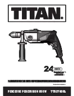 Предварительный просмотр 1 страницы Titan TTB276DRL Safety And Operating Manual