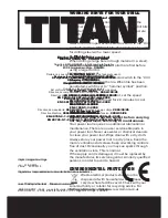 Предварительный просмотр 12 страницы Titan TTB276DRL Safety And Operating Manual