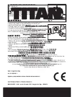 Предварительный просмотр 12 страницы Titan TTB280DRH Safety And Operating Manual