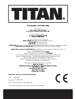 Предварительный просмотр 14 страницы Titan TTB280DRH Safety And Operating Manual