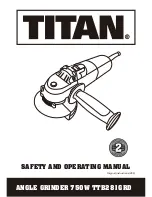 Titan TTB281GRD Safety And Operating Manual preview