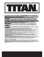 Предварительный просмотр 2 страницы Titan TTB283GRD Safety And Operating Manual