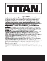 Preview for 2 page of Titan TTB284HTG Safety And Operating Manual